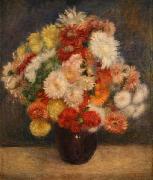 Pierre Auguste Renoir Bouquet of Chrysanthemums oil painting